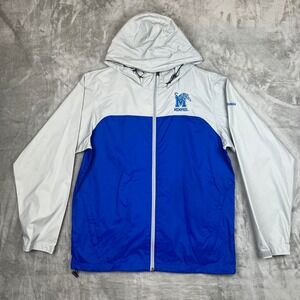 Columbia University of Memphis Tigers Rain Jacket Windbreaker Coat